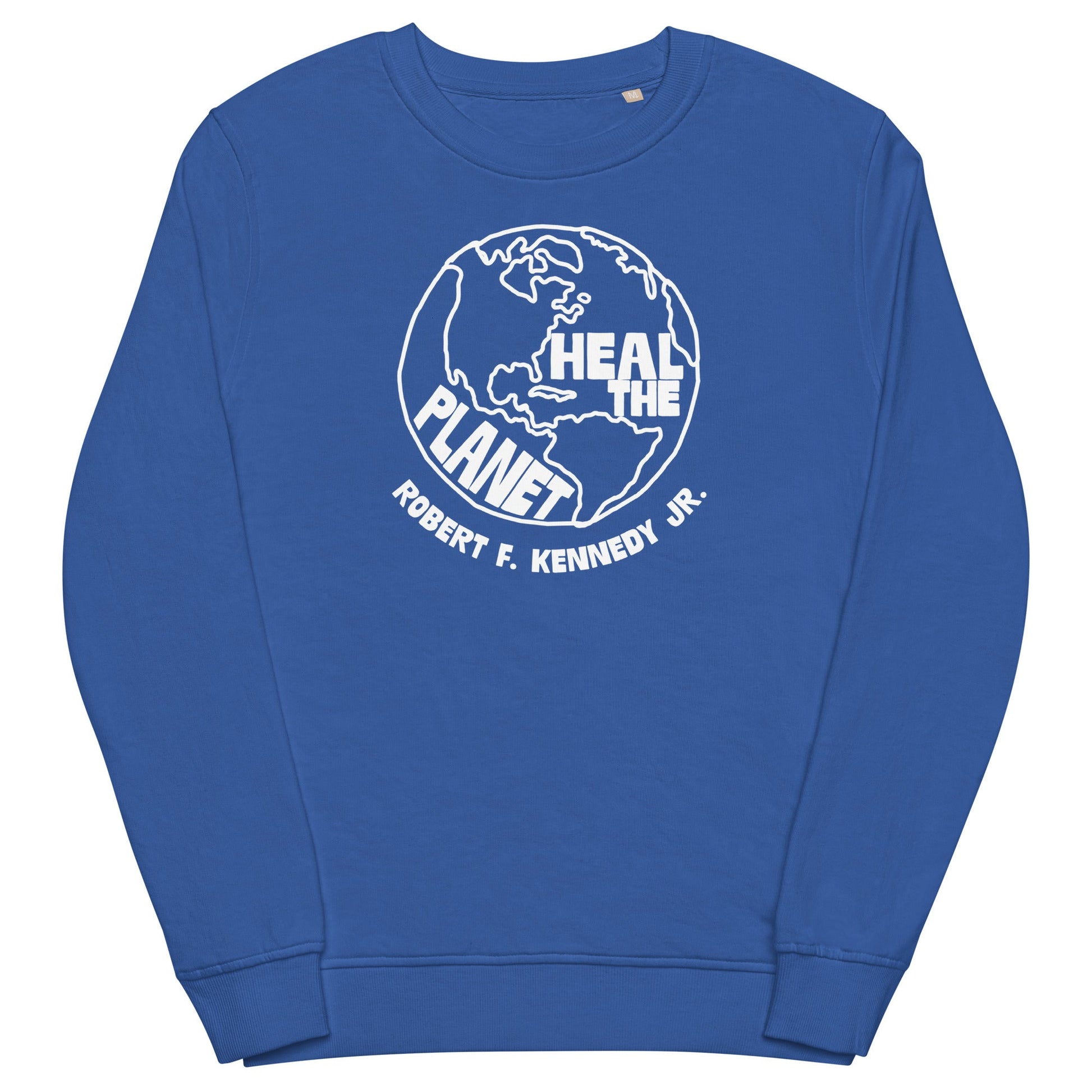 Heal the Planet Unisex Organic Sweatshirt - Team Kennedy Official Merchandise