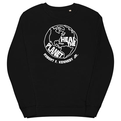 Heal the Planet Unisex Organic Sweatshirt - Team Kennedy Official Merchandise