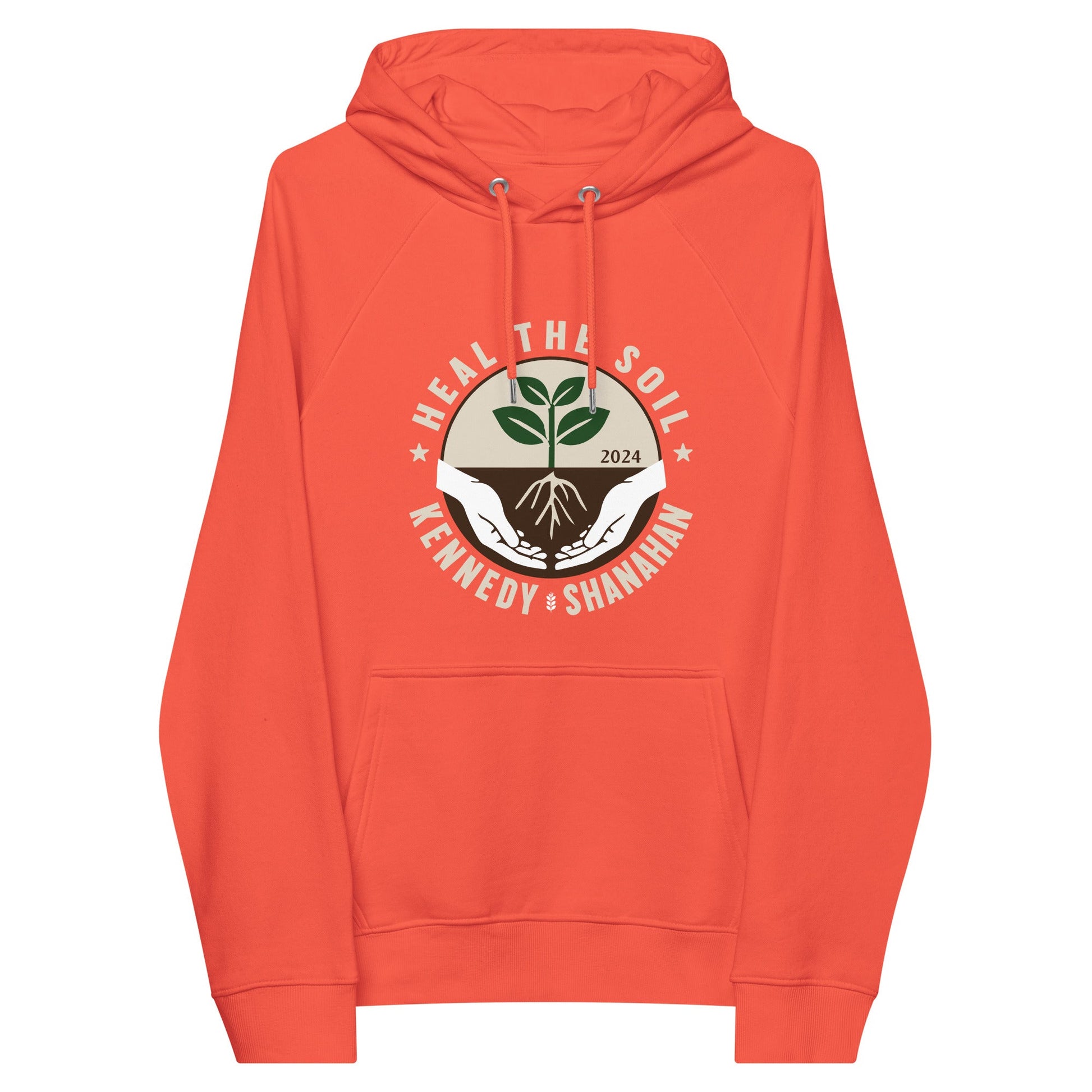 Heal the Soil Unisex Eco Raglan Hoodie - Team Kennedy Official Merchandise