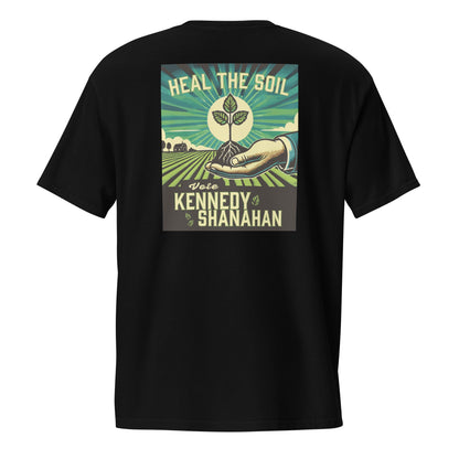 Heal the Soil Vote Kennedy Pocket Tee - Team Kennedy Official Merchandise