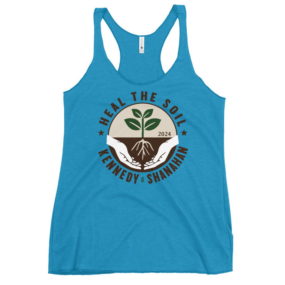 Heal the Soil Women's Racerback Tank - Team Kennedy Official Merchandise