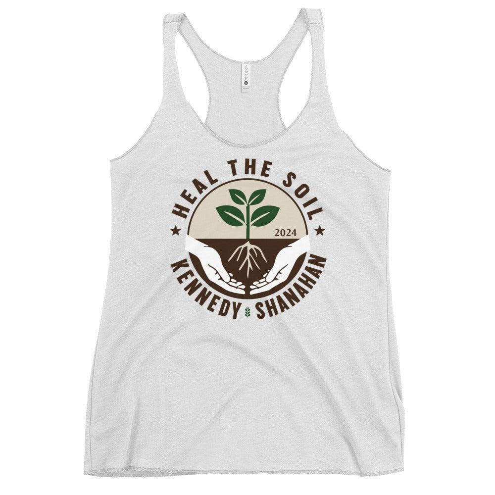 Heal the Soil Women's Racerback Tank - Team Kennedy Official Merchandise