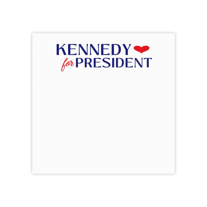 I Heart Kennedy for President Post - it® Note Pads - TEAM KENNEDY. All rights reserved