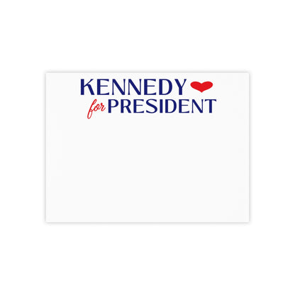 I Heart Kennedy for President Post - it® Note Pads - TEAM KENNEDY. All rights reserved