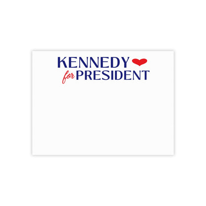 I Heart Kennedy for President Post - it® Note Pads - TEAM KENNEDY. All rights reserved