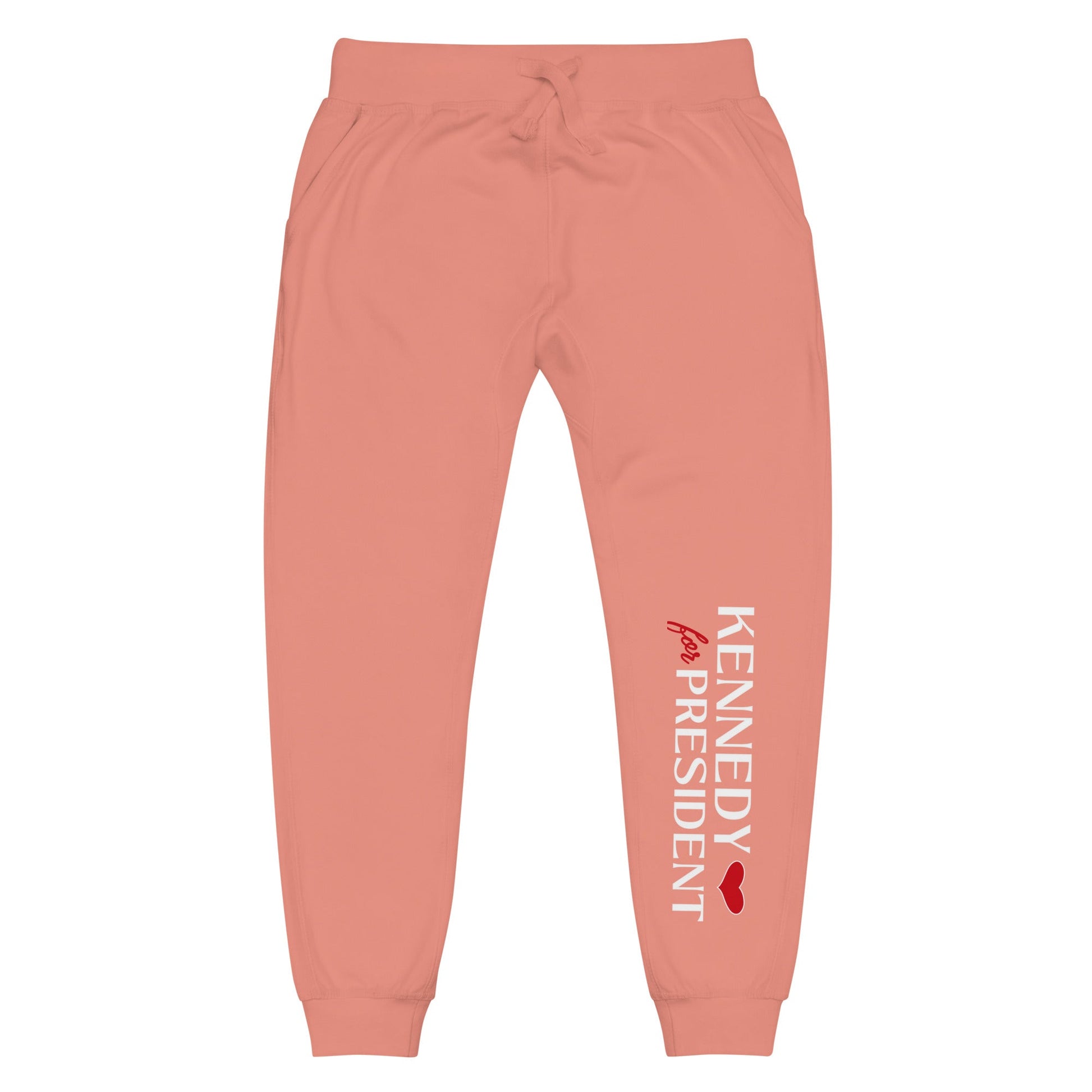 I Heart Kennedy Unisex Fleece Sweatpants - TEAM KENNEDY. All rights reserved