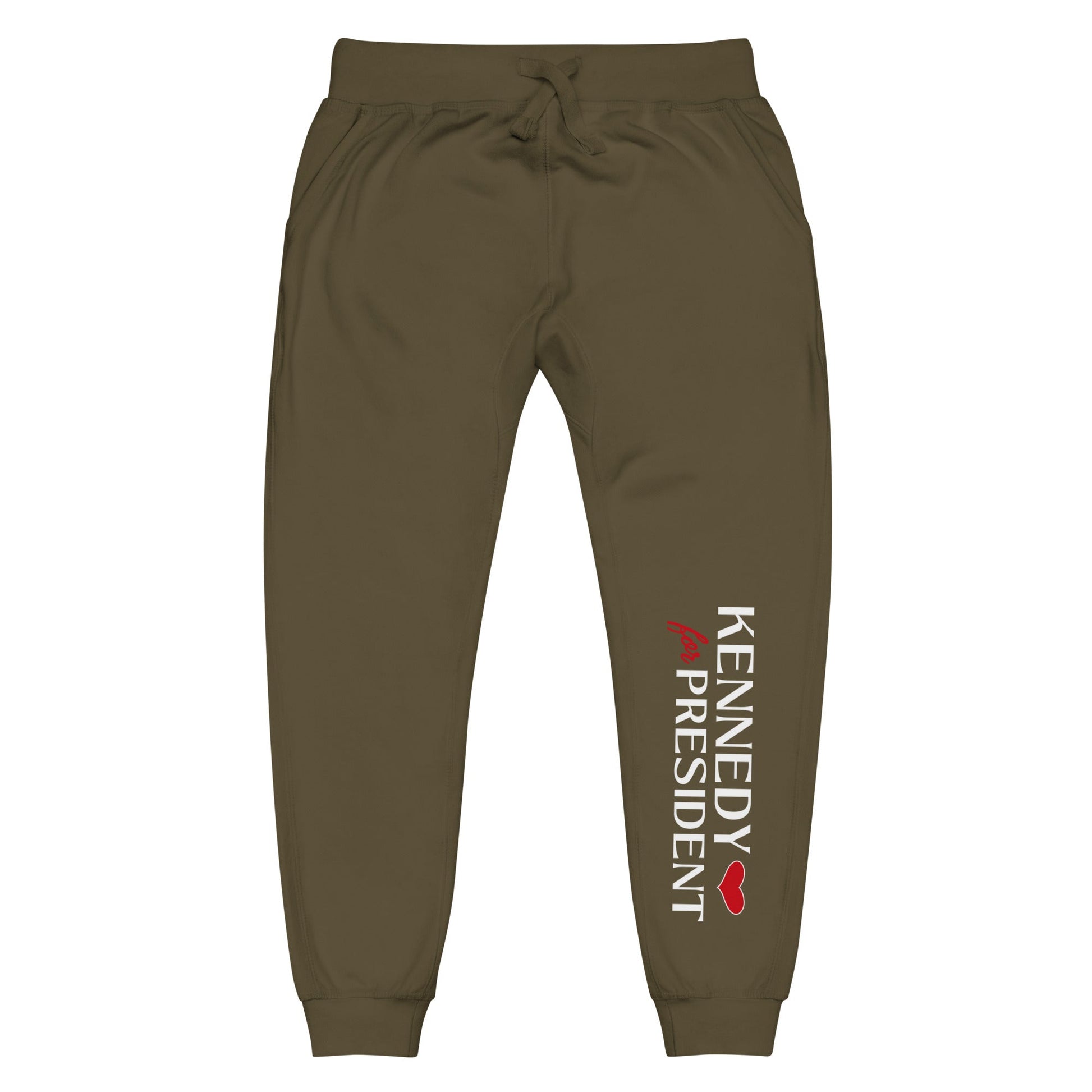 I Heart Kennedy Unisex Fleece Sweatpants - TEAM KENNEDY. All rights reserved