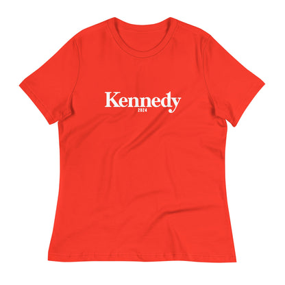 Kennedy 2024 Women's Relaxed Tee - TEAM KENNEDY. All rights reserved