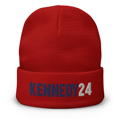 Kennedy 24 Embroidered Beanie - TEAM KENNEDY. All rights reserved