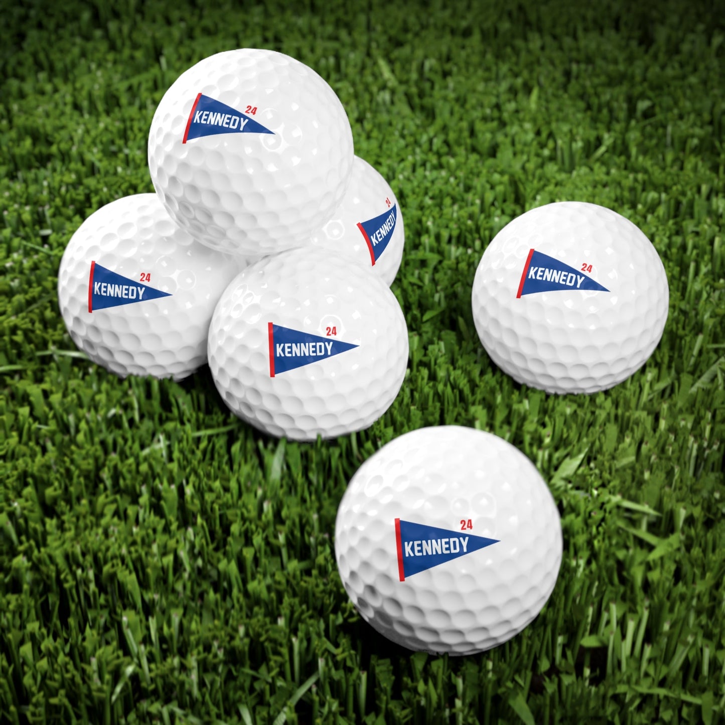 Kennedy 24 Pennant Golf Balls (6pcs) - Team Kennedy Official Merchandise