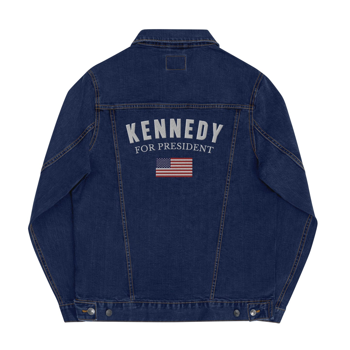 Kennedy 24 Pennant Unisex Denim Jacket - Team Kennedy Official Merchandise