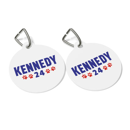 Kennedy '24 Pet Collar Tag - TEAM KENNEDY. All rights reserved