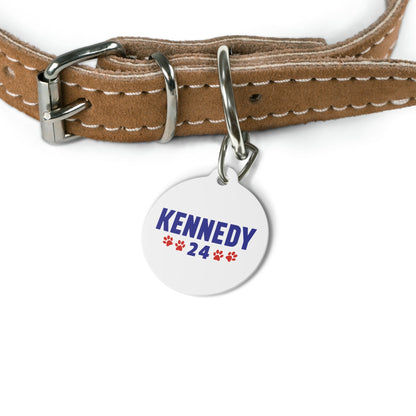 Kennedy '24 Pet Collar Tag - TEAM KENNEDY. All rights reserved