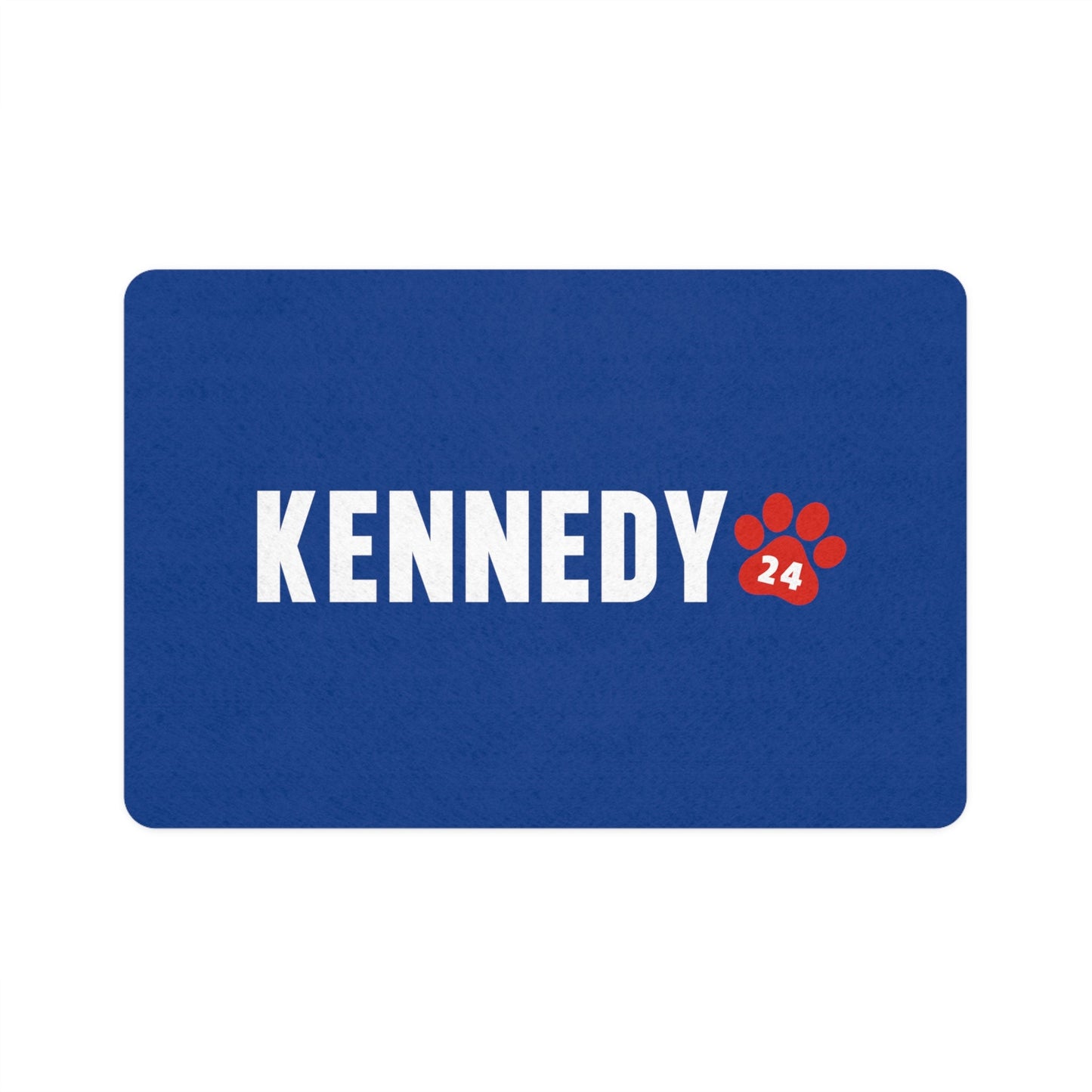 Kennedy '24 Pet Feeding Mat in Blue - TEAM KENNEDY. All rights reserved