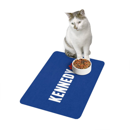 Kennedy '24 Pet Feeding Mat in Blue - TEAM KENNEDY. All rights reserved