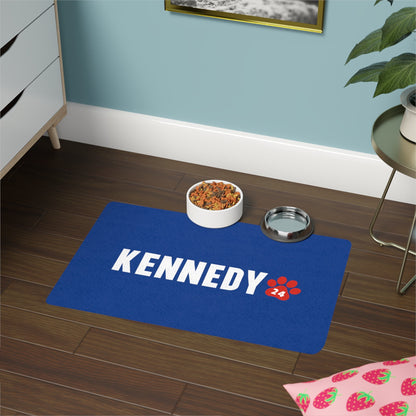 Kennedy '24 Pet Feeding Mat in Blue - TEAM KENNEDY. All rights reserved