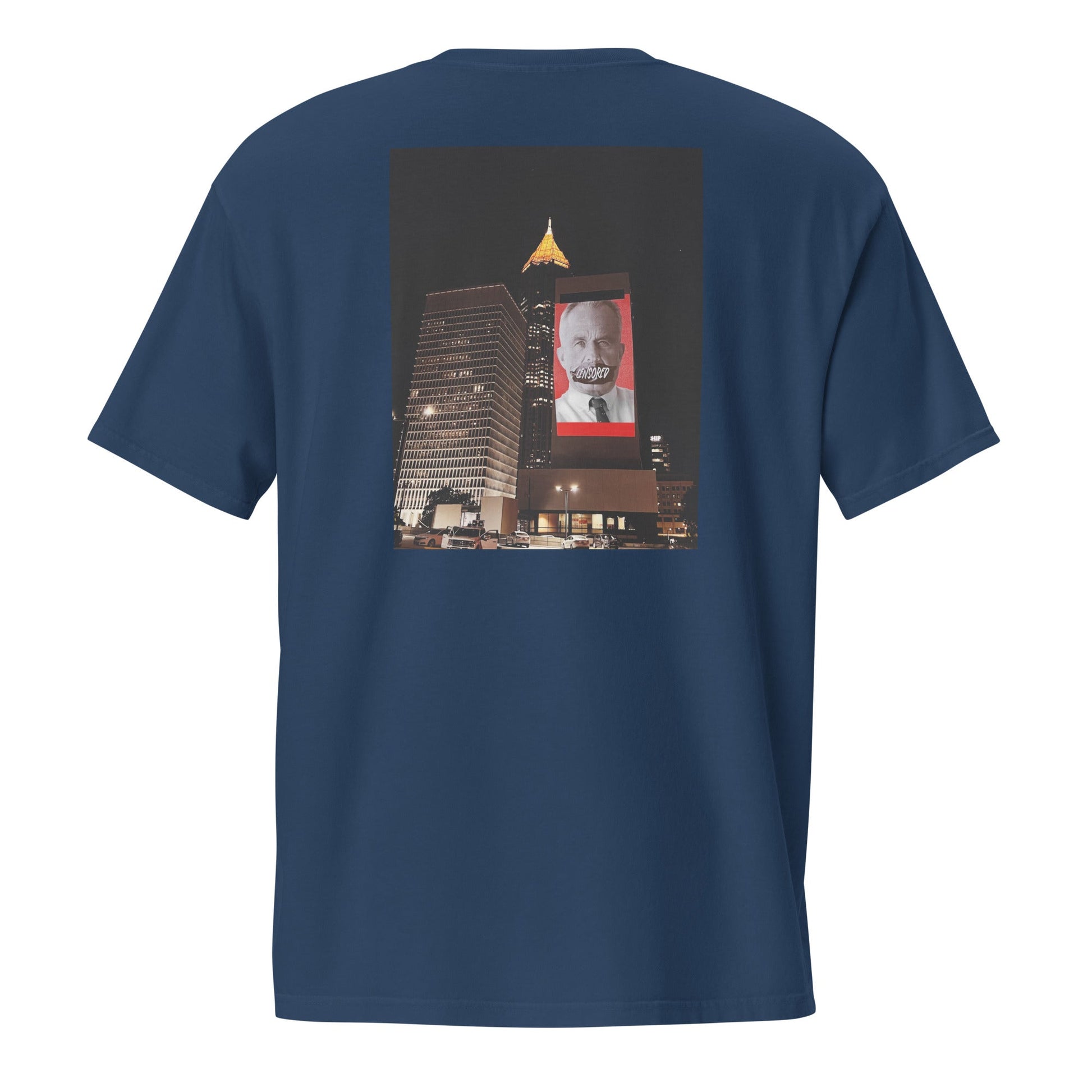 Kennedy Censored Skyline Unisex Pocket Tee - Team Kennedy Official Merchandise