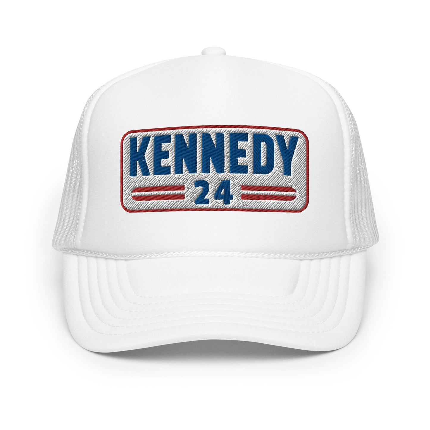 Kennedy Classic Embroidered Foam Trucker Hat - TEAM KENNEDY. All rights reserved