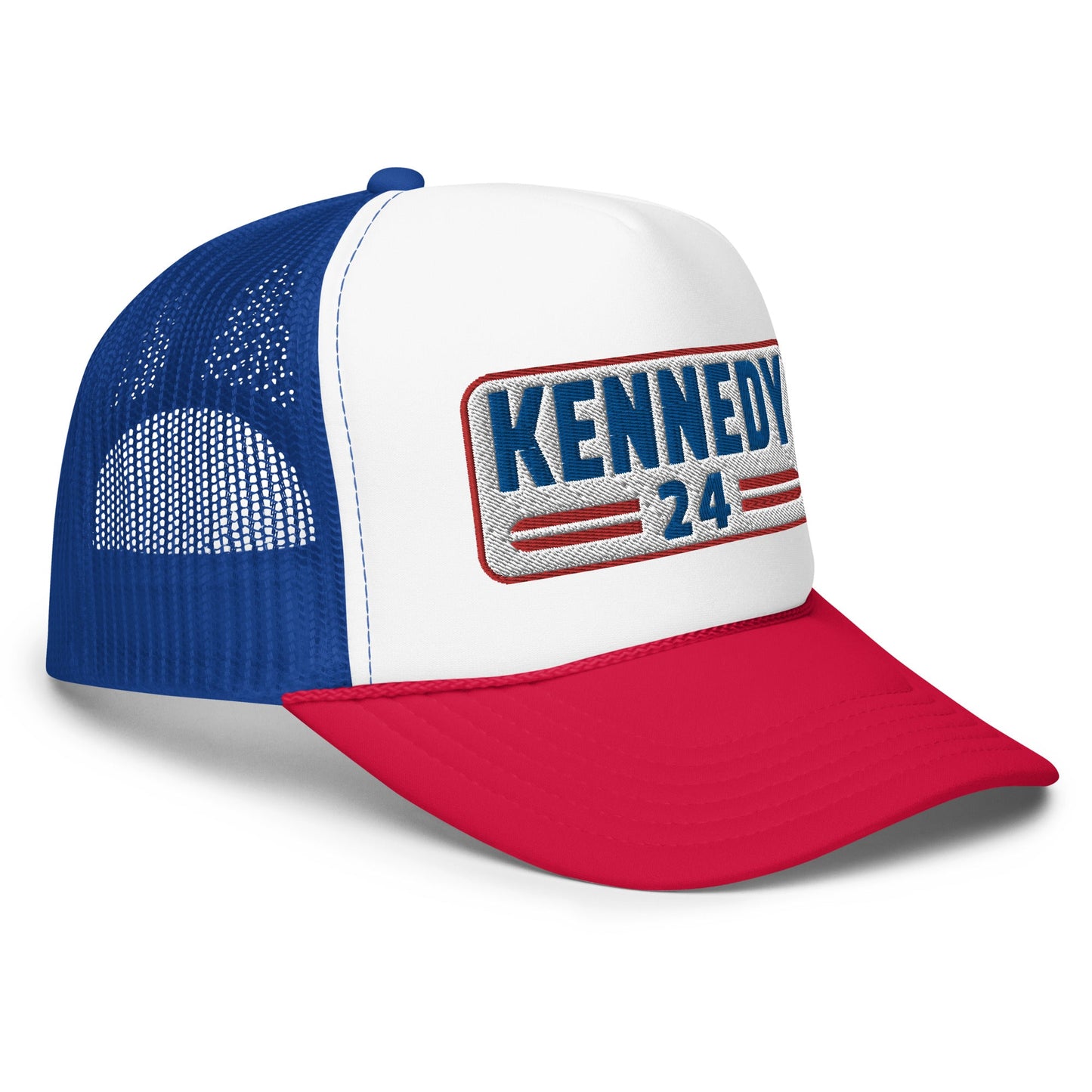 Kennedy Classic Embroidered Foam Trucker Hat - TEAM KENNEDY. All rights reserved