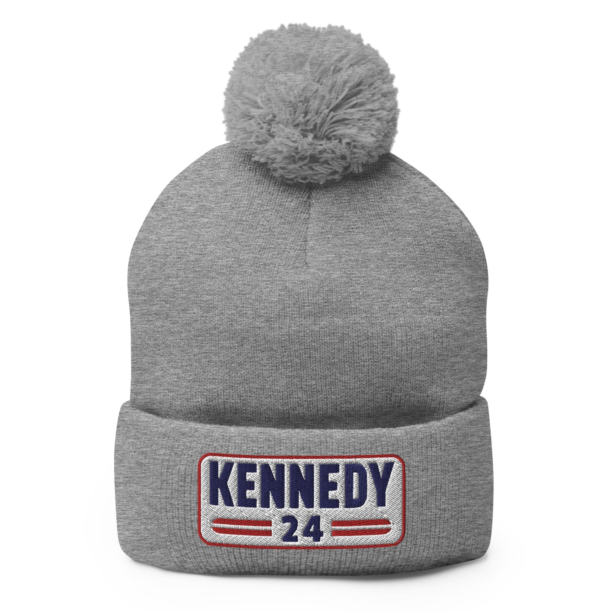 Kennedy Classic Embroidered Patch Pom - Pom Beanie - TEAM KENNEDY. All rights reserved