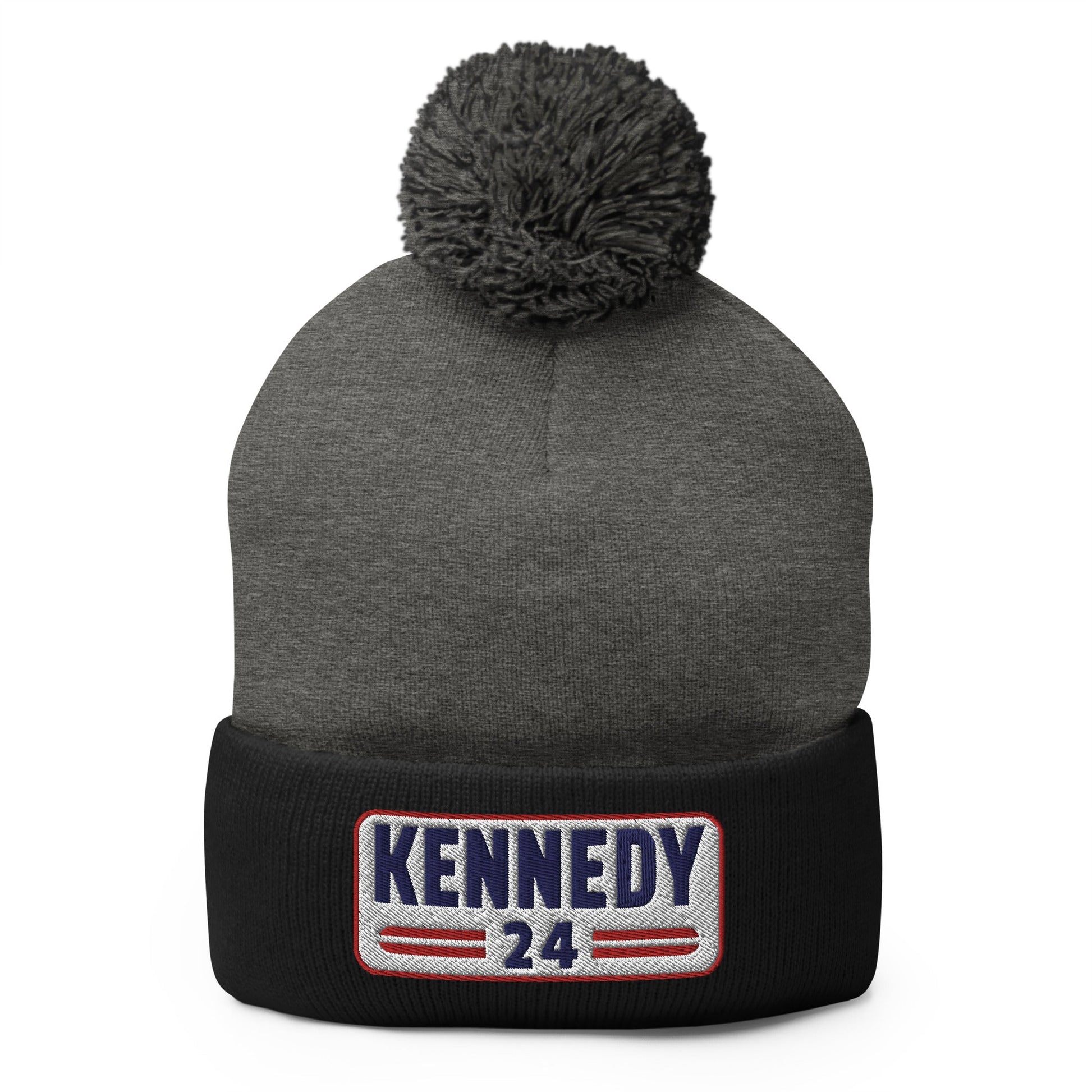 Kennedy Classic Embroidered Patch Pom - Pom Beanie - TEAM KENNEDY. All rights reserved