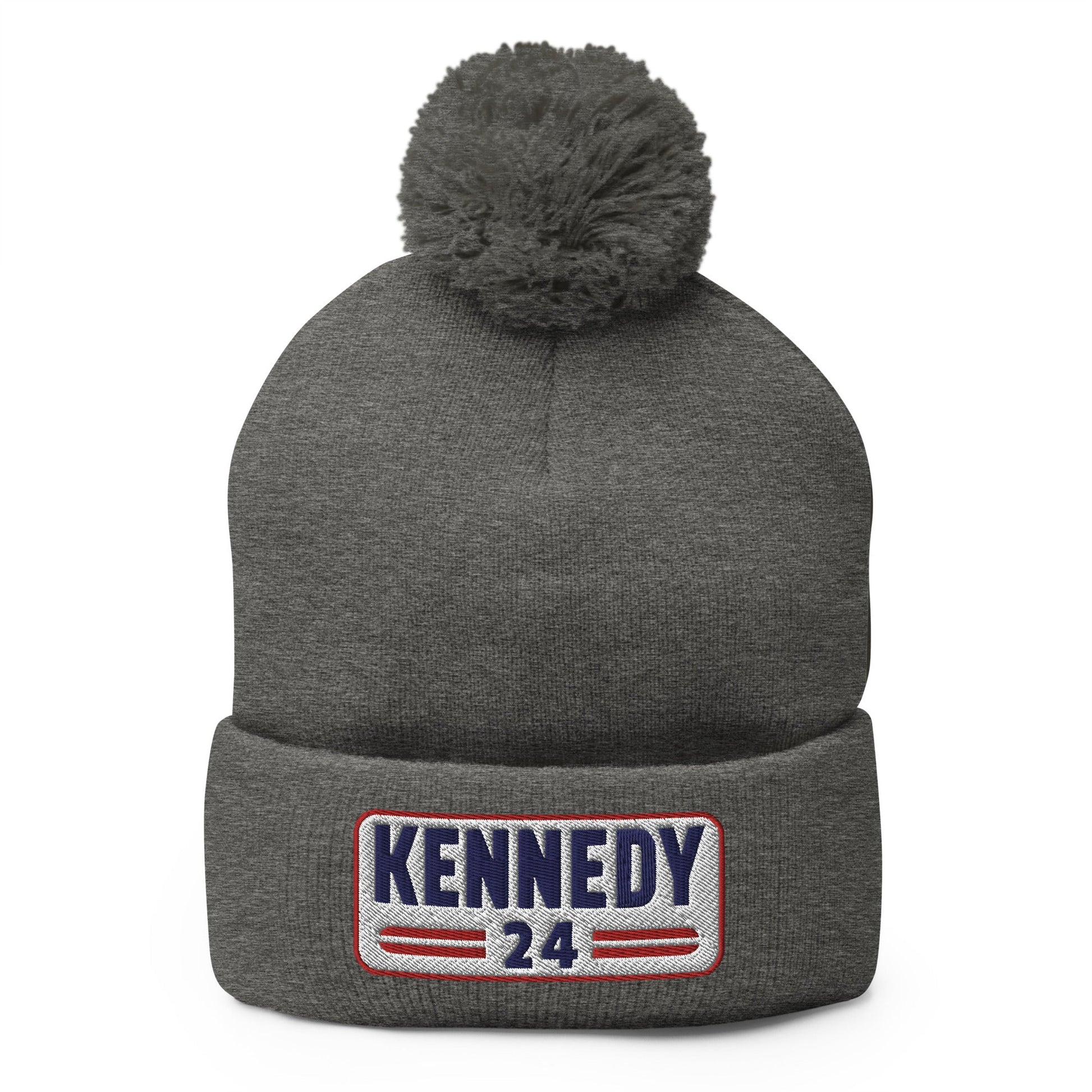 Kennedy Classic Embroidered Patch Pom - Pom Beanie - TEAM KENNEDY. All rights reserved