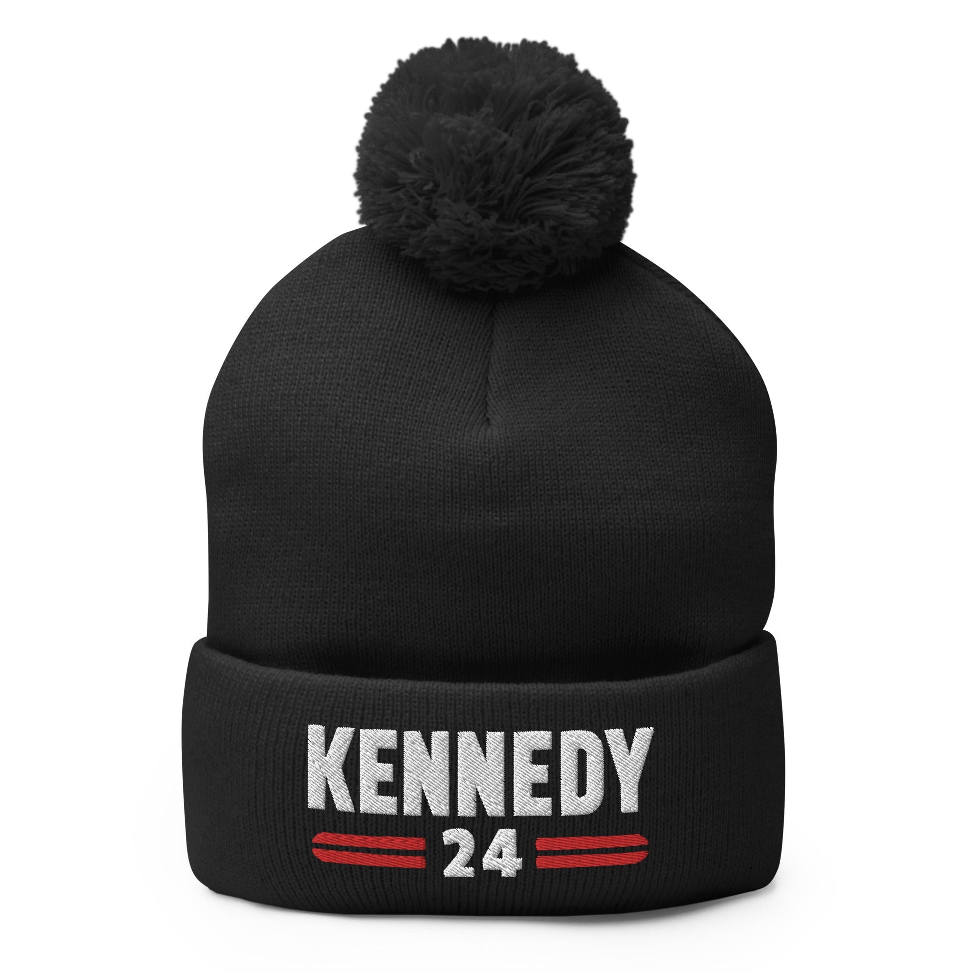 Kennedy Classic Embroidered Pom - Pom Beanie - TEAM KENNEDY. All rights reserved