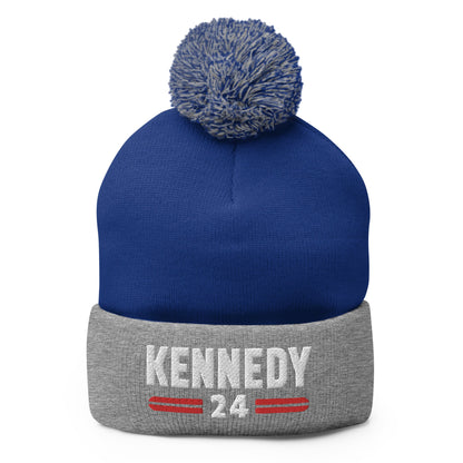 Kennedy Classic Embroidered Pom - Pom Beanie - TEAM KENNEDY. All rights reserved