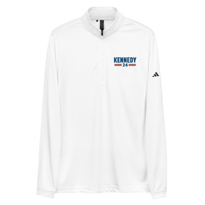 Kennedy Classic Embroidered Quarter Zip Adidas Pullover - TEAM KENNEDY. All rights reserved