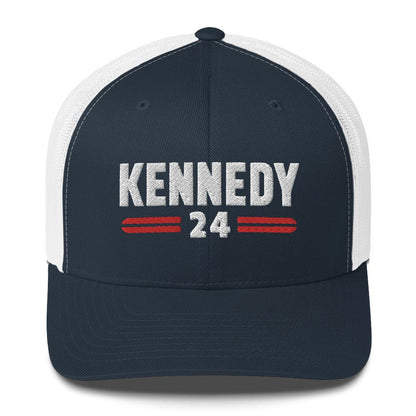 Kennedy Classic Embroidered Trucker Hat - TEAM KENNEDY. All rights reserved