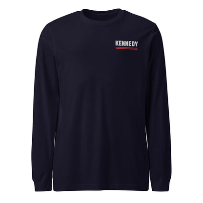 Kennedy Classic Embroidered Unisex Long Sleeve Tee - Team Kennedy Official Merchandise