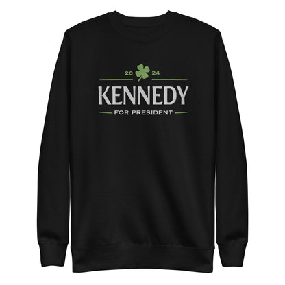 Kennedy Clover Embroidered Unisex Premium Sweatshirt - TEAM KENNEDY. All rights reserved