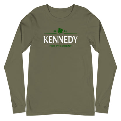 Kennedy Clover Unisex Long Sleeve Tee - TEAM KENNEDY. All rights reserved