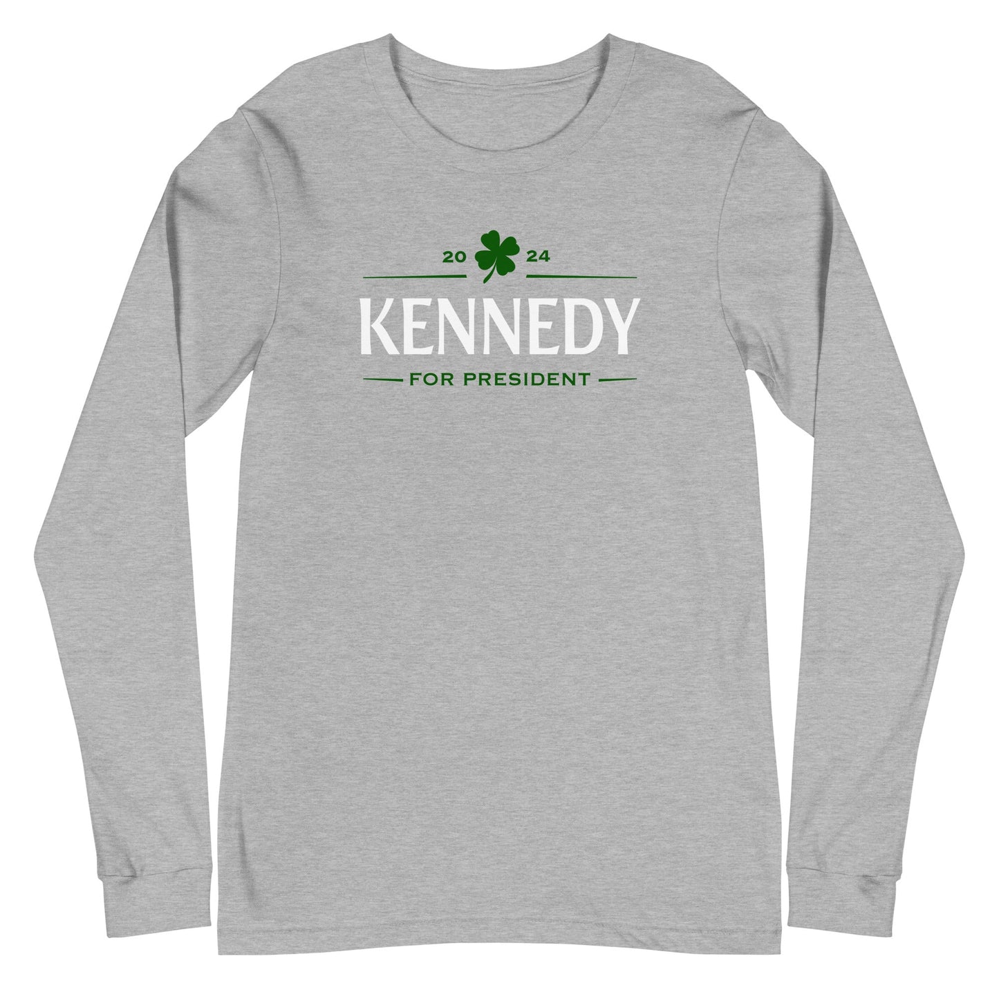 Kennedy Clover Unisex Long Sleeve Tee - TEAM KENNEDY. All rights reserved