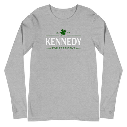 Kennedy Clover Unisex Long Sleeve Tee - TEAM KENNEDY. All rights reserved