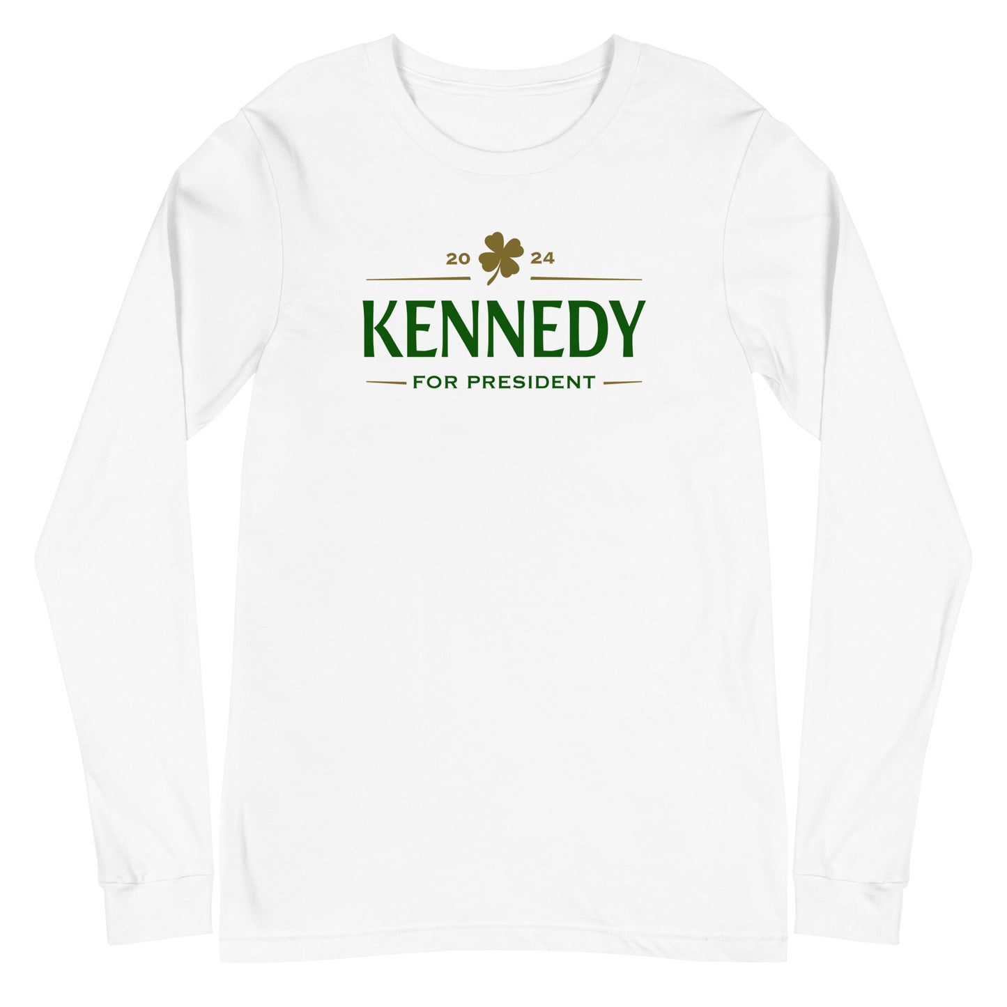 Kennedy Clover Unisex Long Sleeve Tee - TEAM KENNEDY. All rights reserved