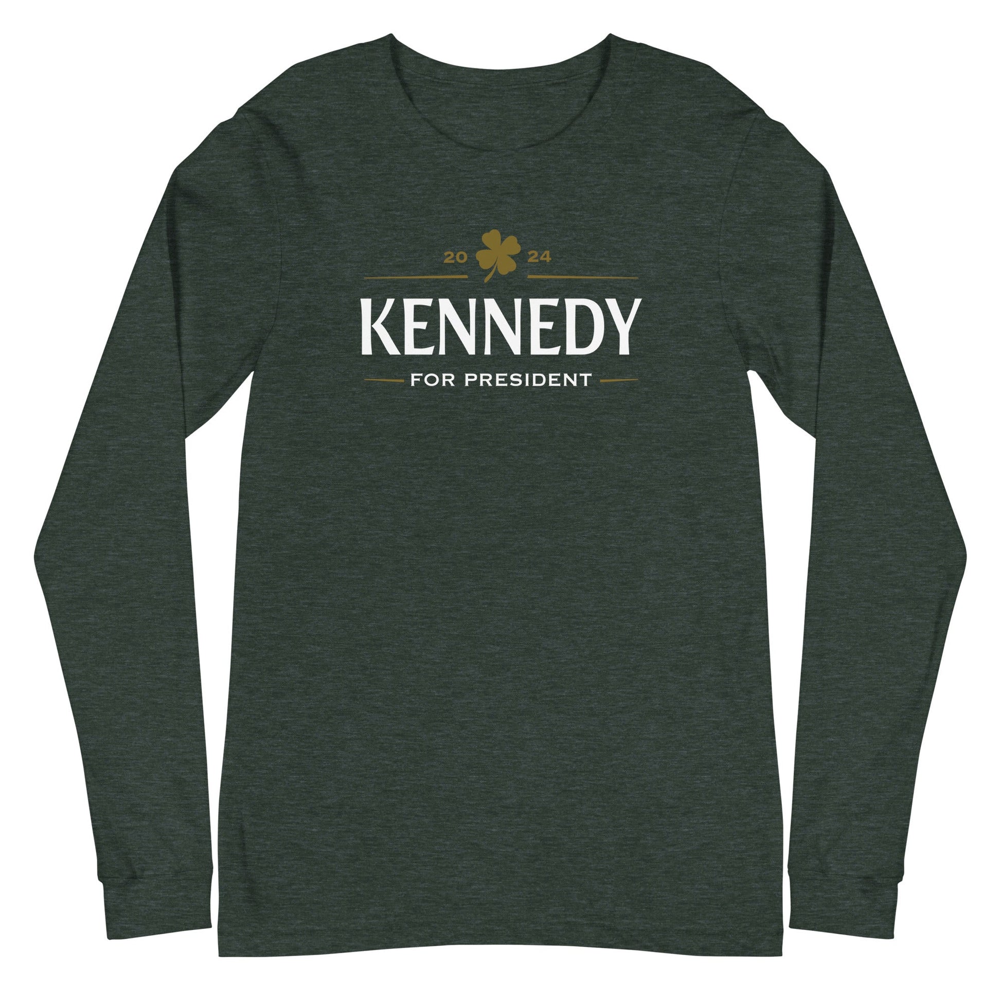 Kennedy Clover Unisex Long Sleeve Tee - TEAM KENNEDY. All rights reserved