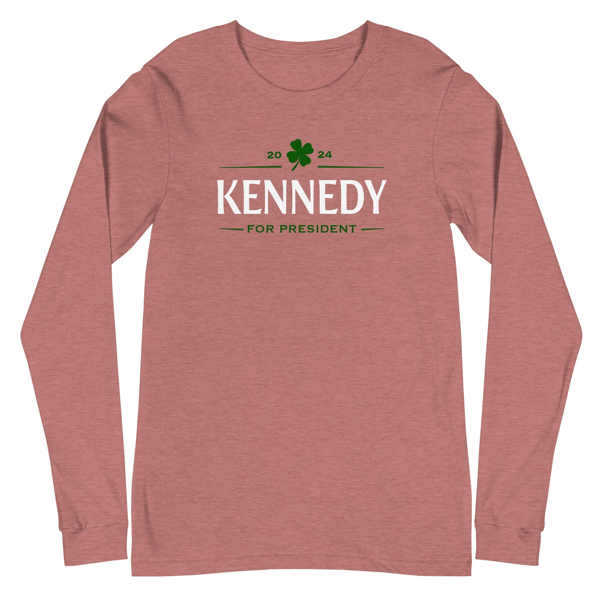 Kennedy Clover Unisex Long Sleeve Tee - TEAM KENNEDY. All rights reserved