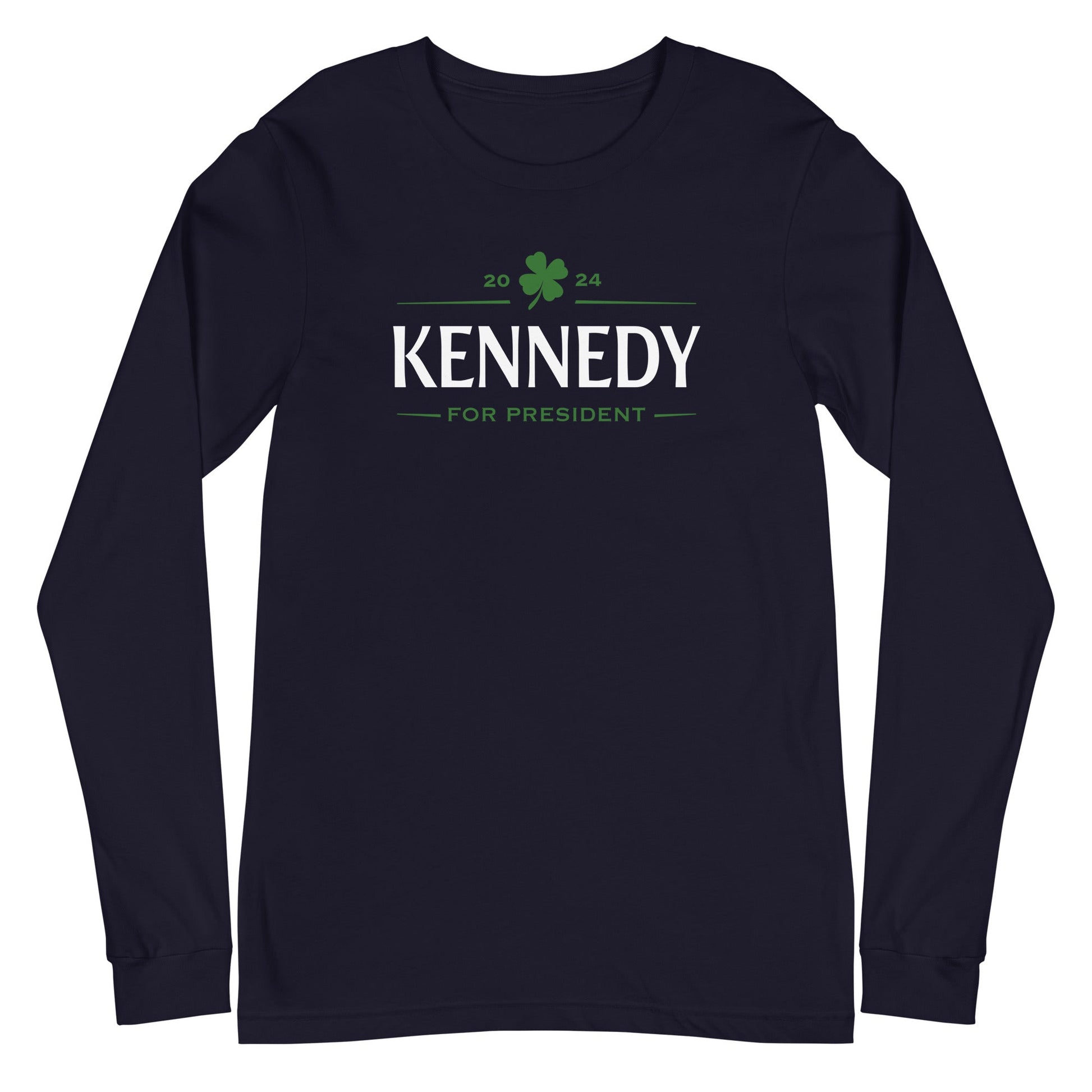 Kennedy Clover Unisex Long Sleeve Tee - TEAM KENNEDY. All rights reserved