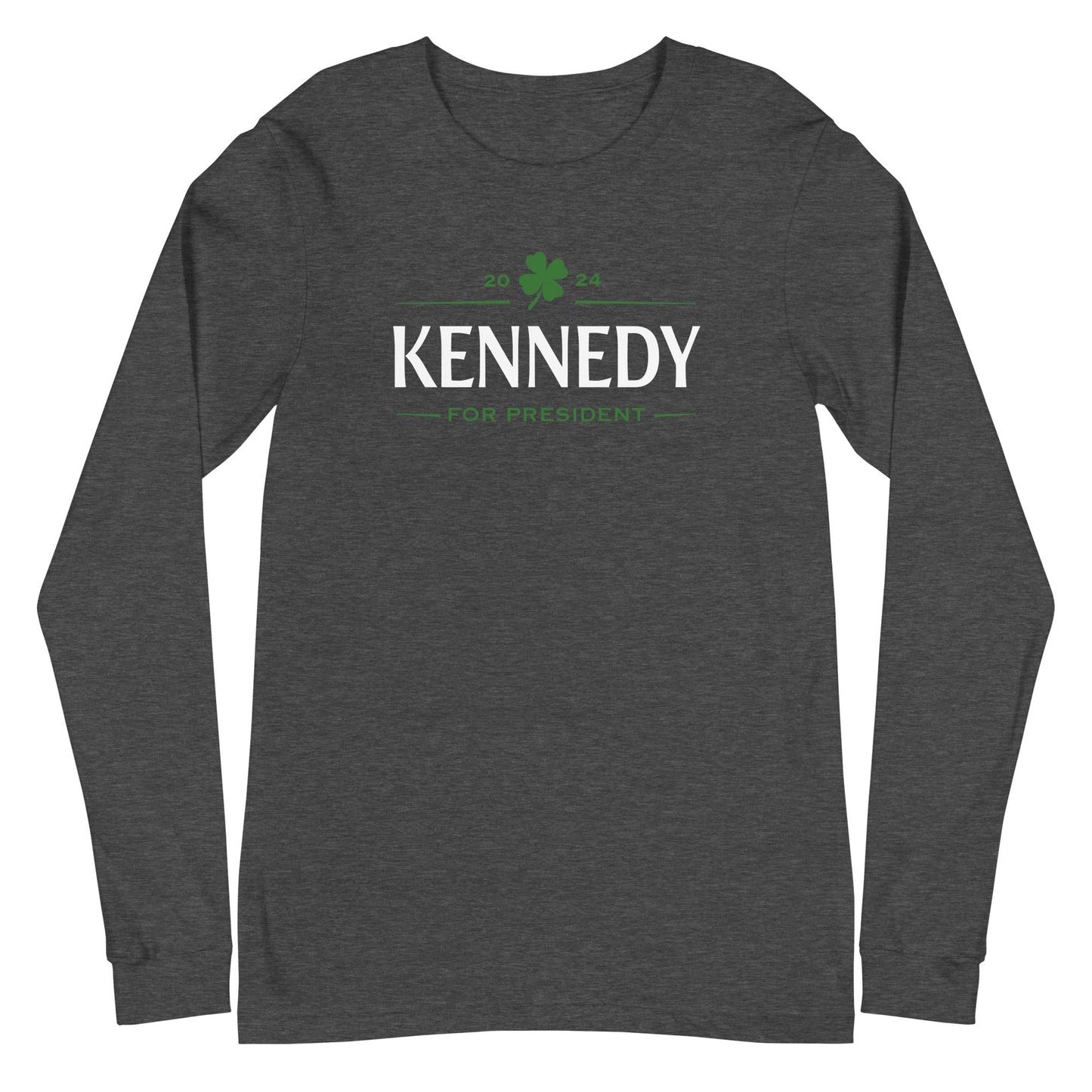 Kennedy Clover Unisex Long Sleeve Tee - TEAM KENNEDY. All rights reserved