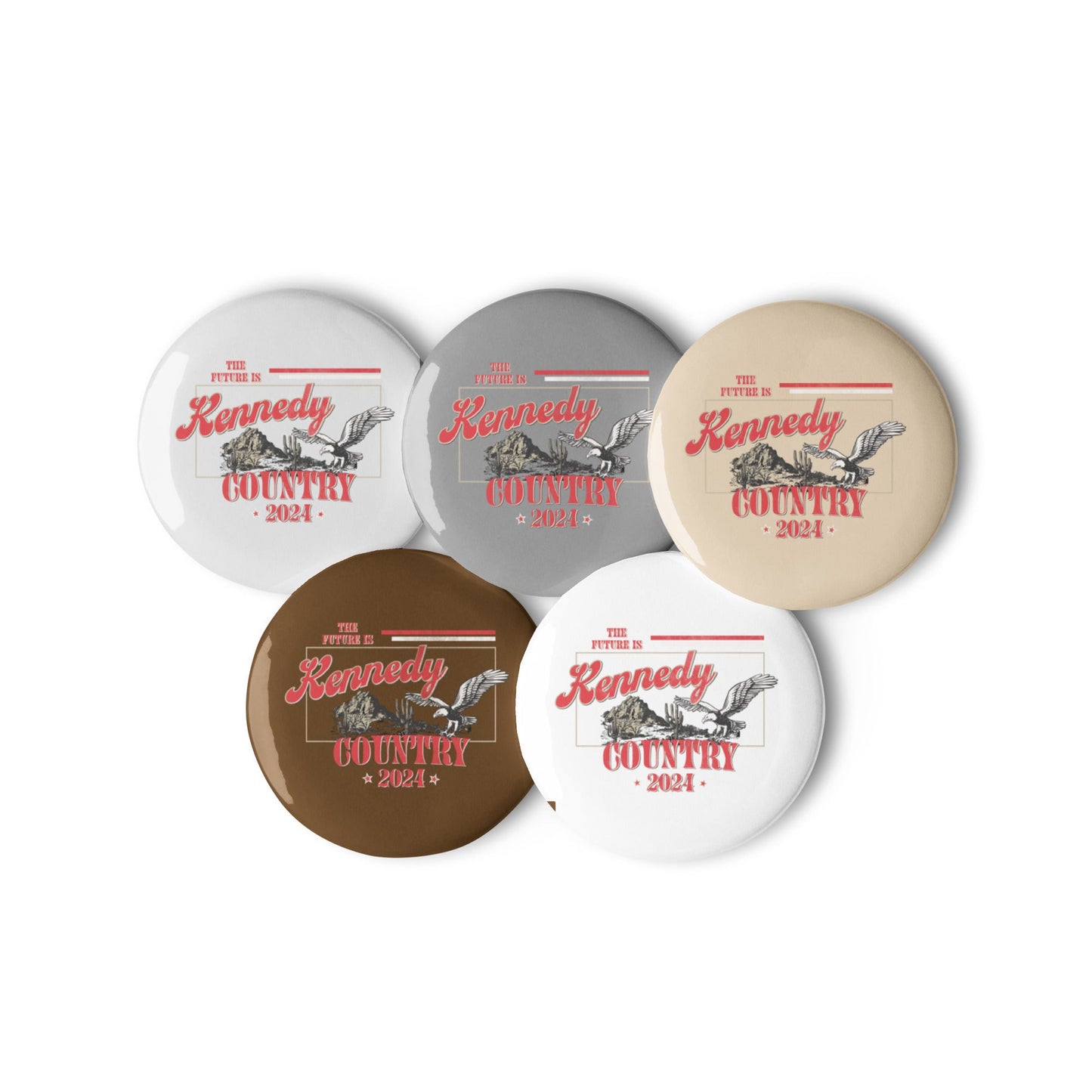 Kennedy Country Pins (5 buttons) - TEAM KENNEDY. All rights reserved