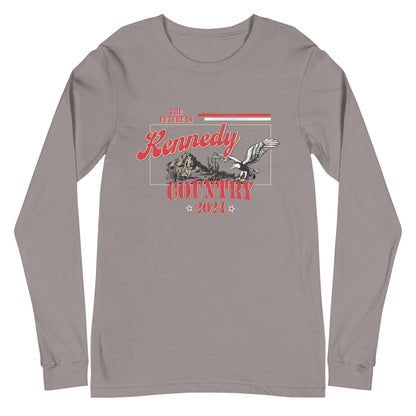 Kennedy Country Unisex Long Sleeve Tee - TEAM KENNEDY. All rights reserved