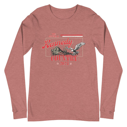 Kennedy Country Unisex Long Sleeve Tee - TEAM KENNEDY. All rights reserved