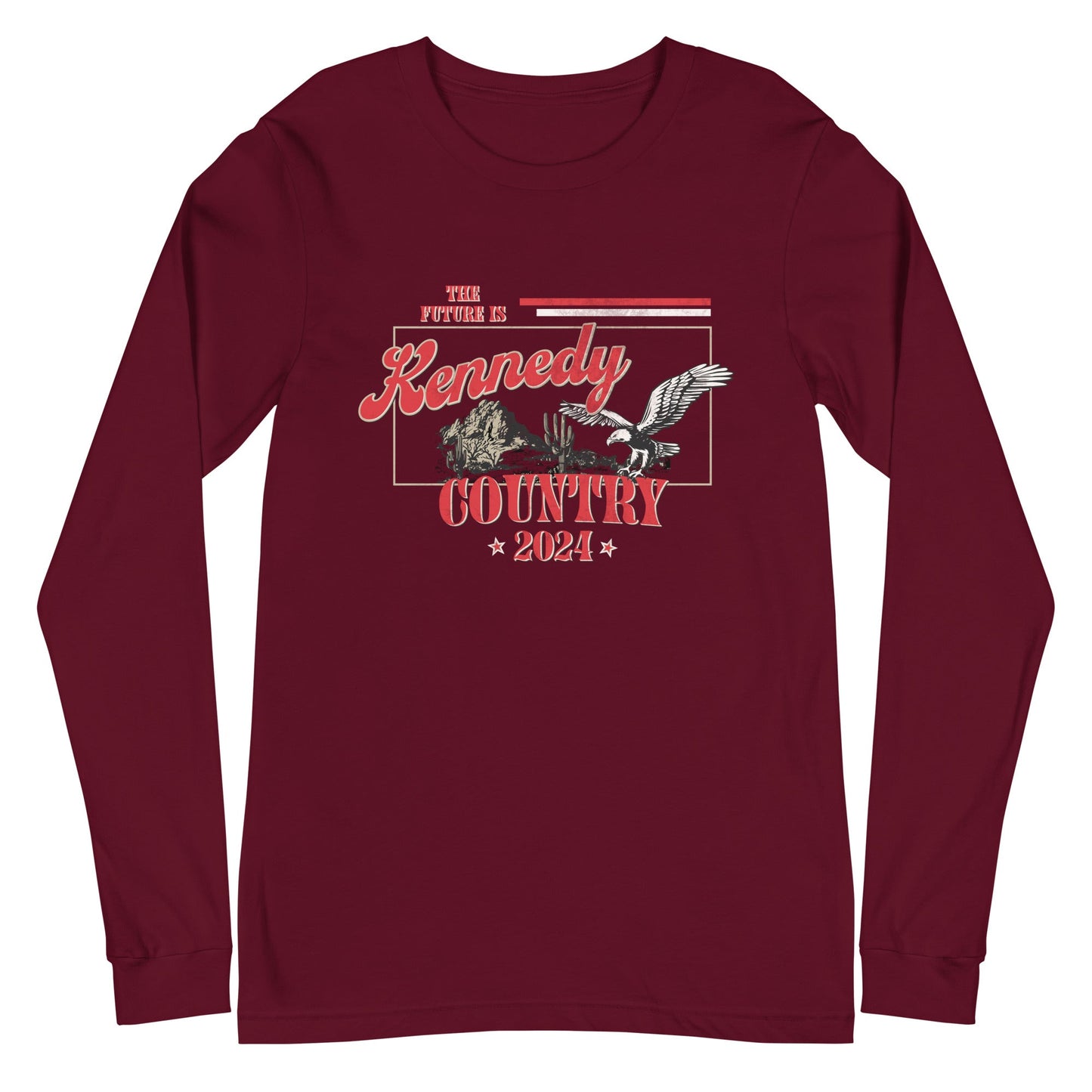 Kennedy Country Unisex Long Sleeve Tee - TEAM KENNEDY. All rights reserved