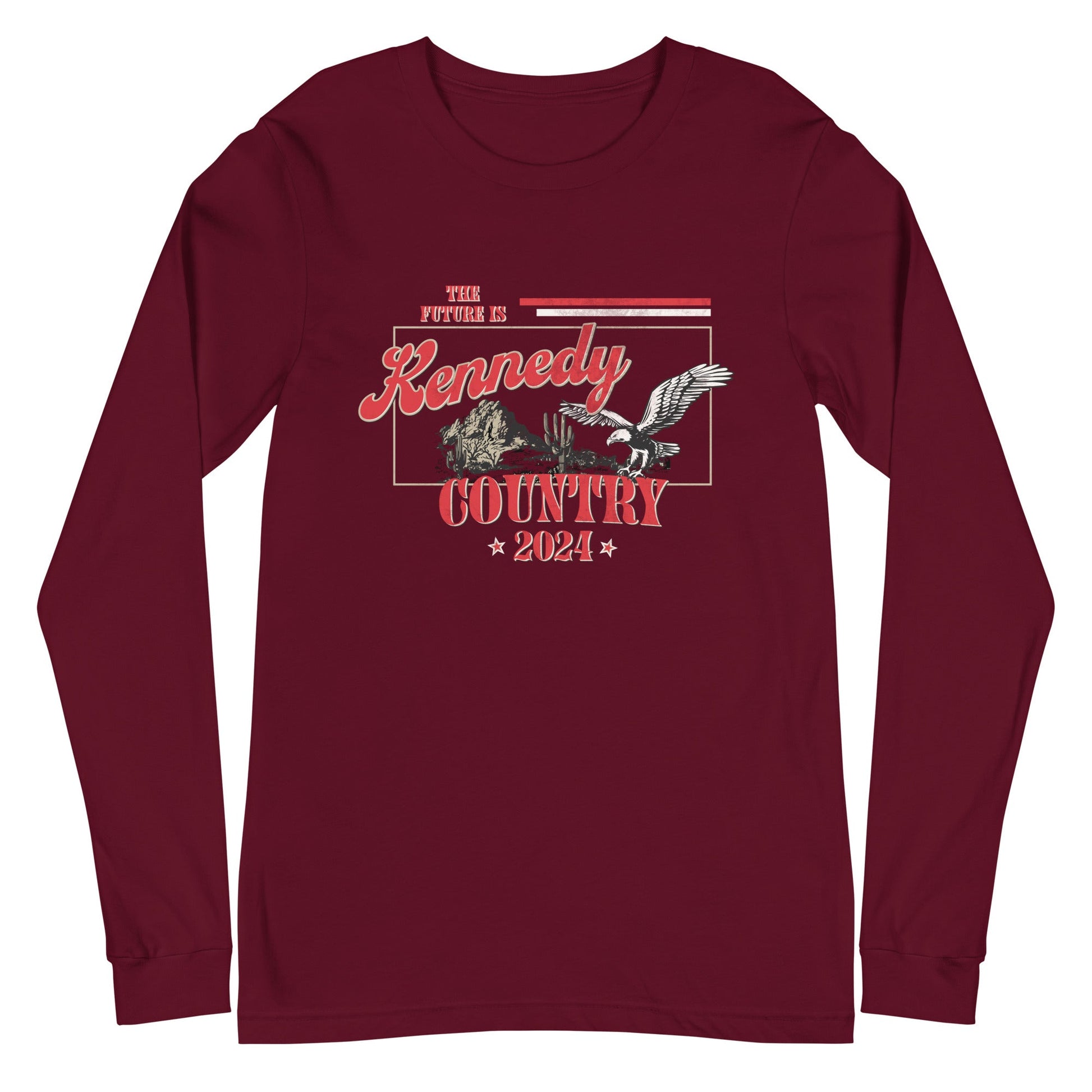 Kennedy Country Unisex Long Sleeve Tee - TEAM KENNEDY. All rights reserved