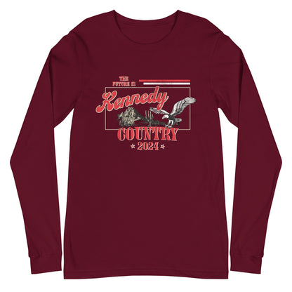 Kennedy Country Unisex Long Sleeve Tee - TEAM KENNEDY. All rights reserved