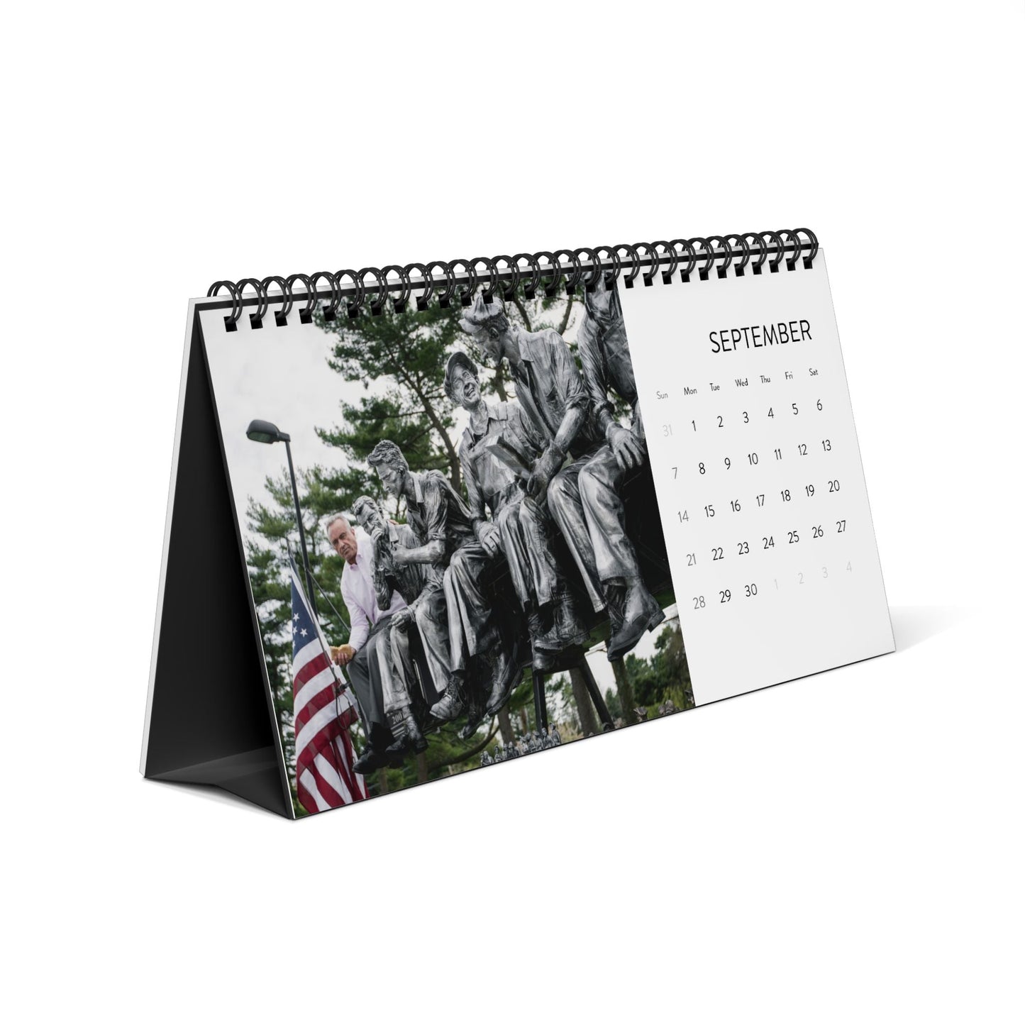 Kennedy Desktop Calendar (2025 grid) - Team Kennedy Official Merchandise