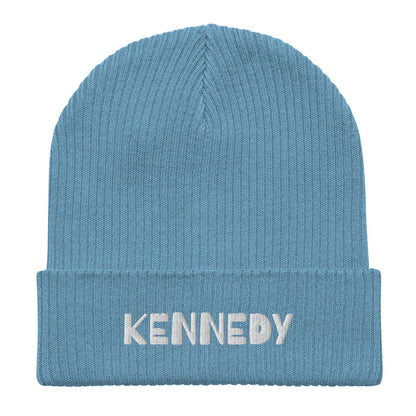 Kennedy Embroidered Organic Ribbed Beanie - Team Kennedy Official Merchandise