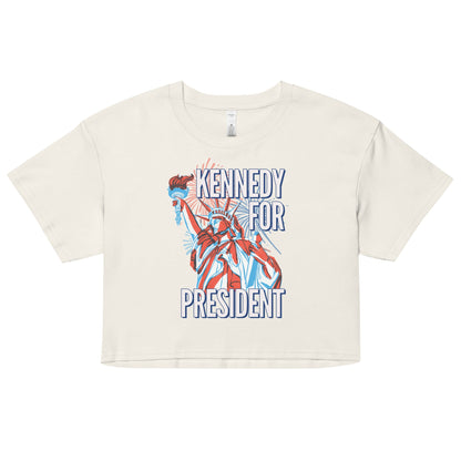 Kennedy for Liberty Women’s Crop Top - TEAM KENNEDY. All rights reserved