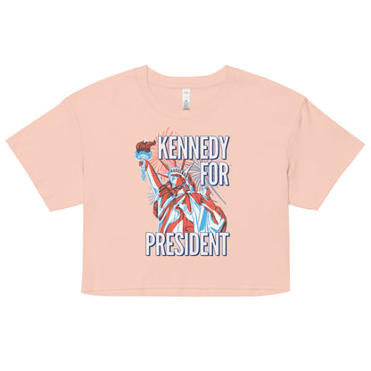 Kennedy for Liberty Women’s Crop Top - TEAM KENNEDY. All rights reserved